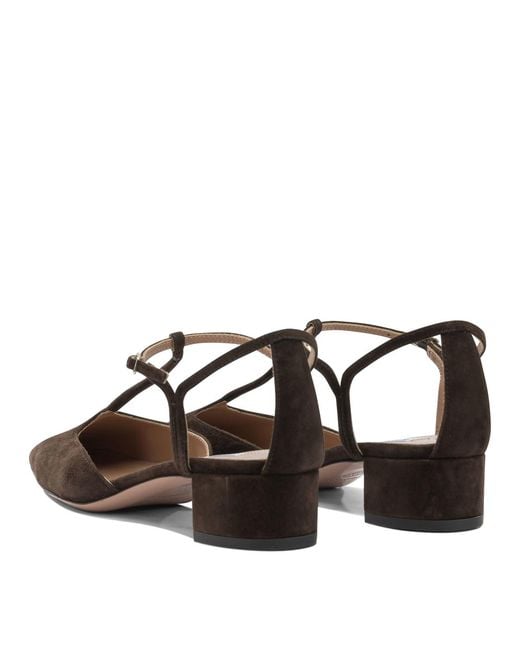Aquazzura Brown "Sorbonne 35 Mm" Pumps
