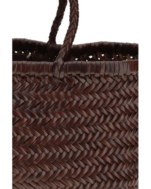 Dragon Diffusion Brown Mini Flat Gora Handbag