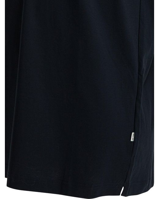 NN07 Black "Paul" Buttonless Polo Shirt for men