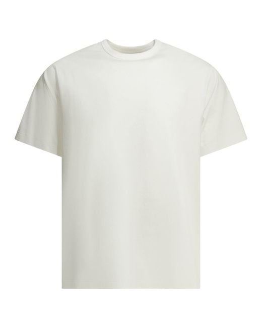 Goldwin White "Reoptimum P/J" Crewneck T-Shirt for men