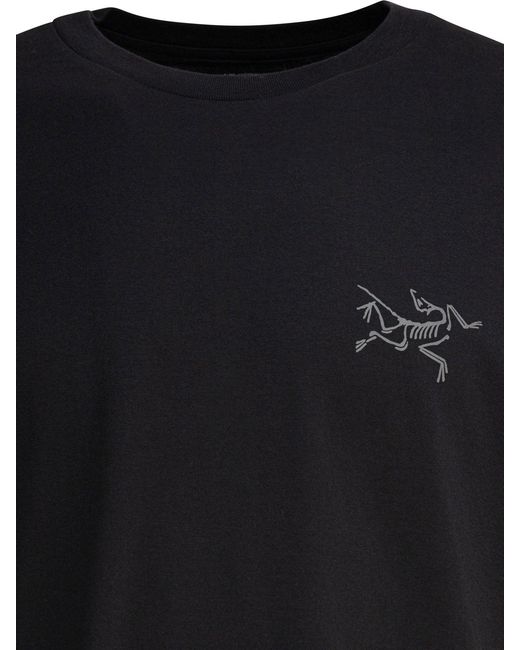 Arc'teryx Black Kragg Sl Crewneck T-Shirt for men