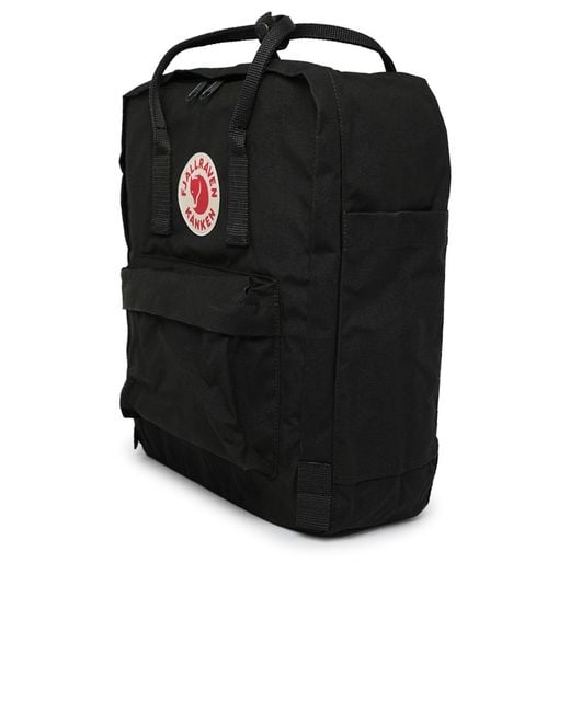 Fjallraven Black Vinylon Backpack