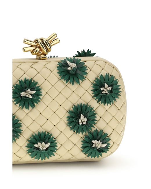 Bottega Veneta Green Knot Clutch