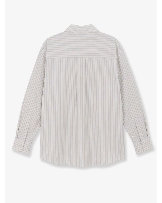 DUNST White Oversized Cotton Shirt