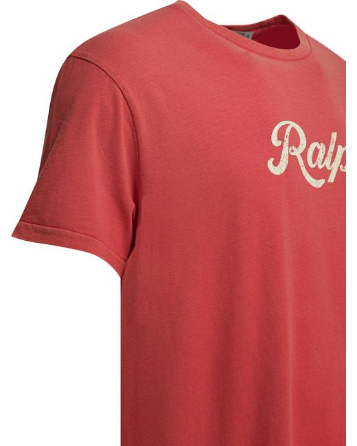 Polo Ralph Lauren Red Cotton T-Shirt for men