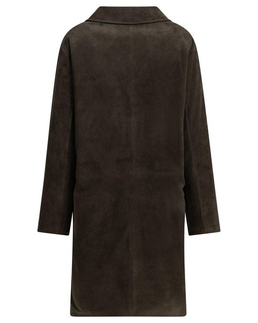Semler Black Padded Suede Jacket