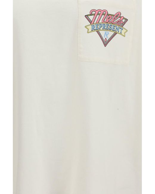 Represent White Mel's Diner T-Shirt Flat for men