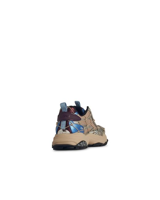 Versace White 'Mercury' Polyester Sneakers for men