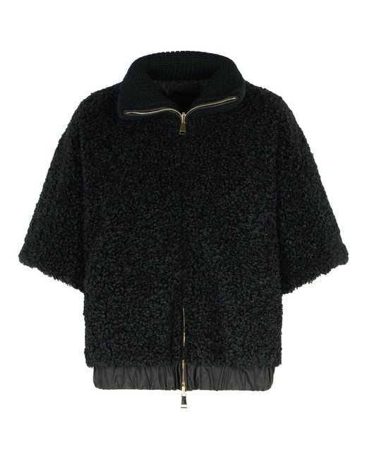 Moncler Black Reversible Hood