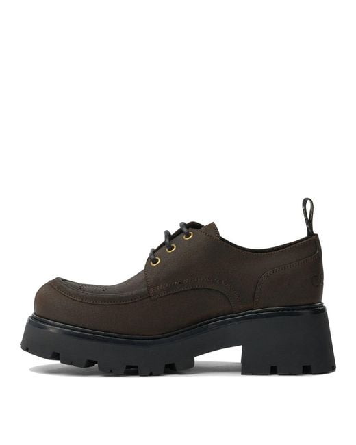 Céline Black Lace-Up Shoes