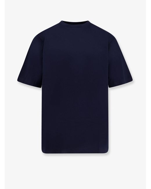 Hevò Blue Mulino Cotton T-Shirt for men
