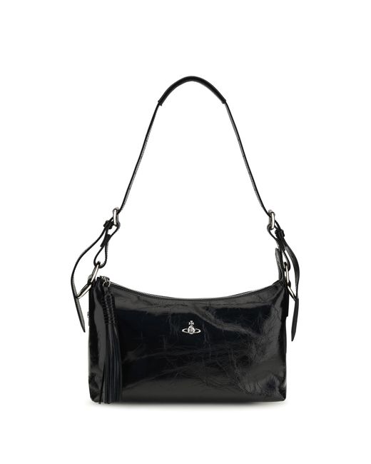 Vivienne Westwood Black Emma Shoulder Bag