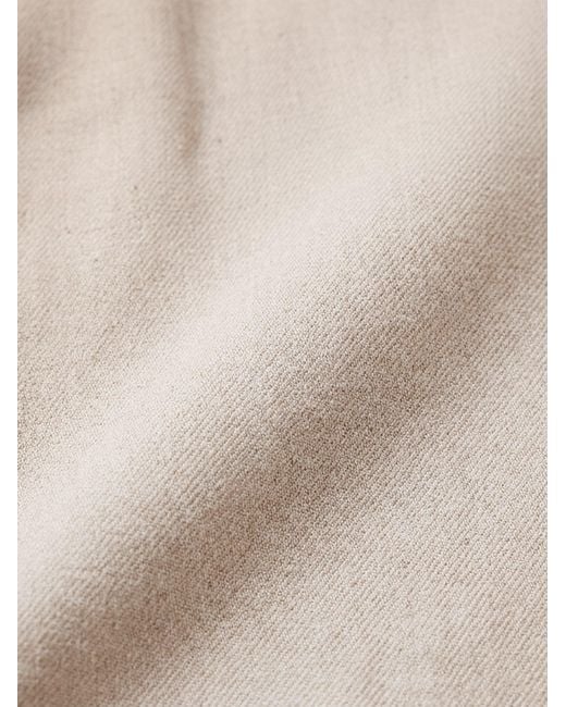 Max Mara Gray Virgin Wool, Mohair And Wool Blend Bermuda Shorts