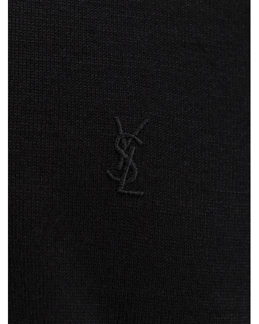 Saint Laurent Black Polo Shirts for men