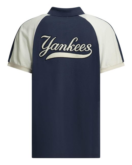 Polo Ralph Lauren Blue X Mlb Collection" Polo Shirt With Buttons for men