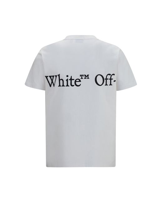Off-White c/o Virgil Abloh Gray Bookish Scarf T-Shirt for men