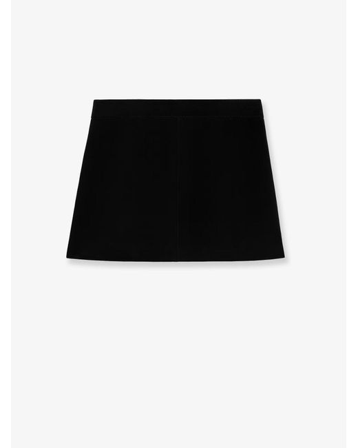 Céline Black Suede Miniskirt