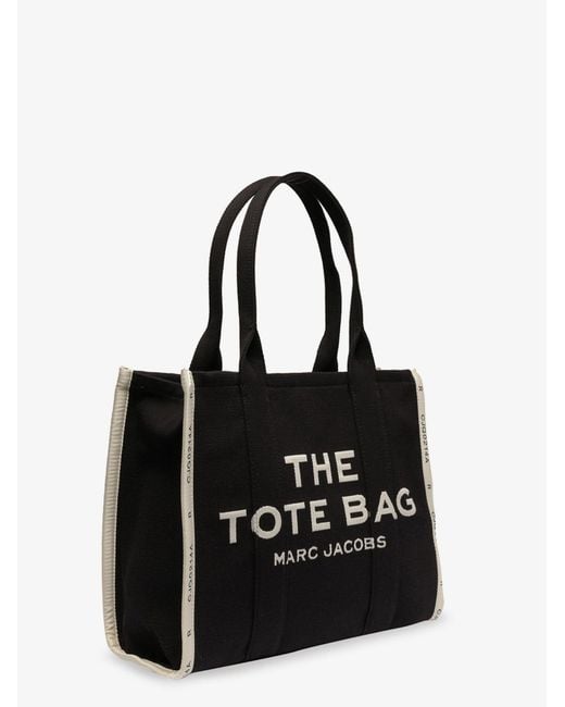 Marc Jacobs Black Tote Bag Canvas