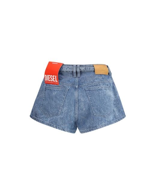 DIESEL Blue Cotton Shorts