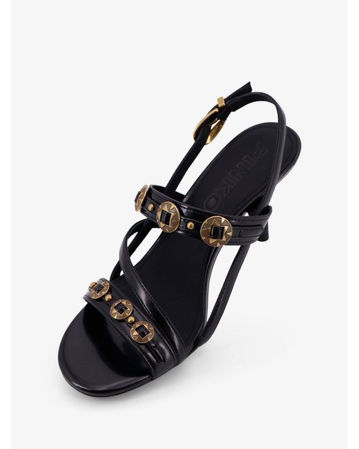 Pinko Multicolor Vanda Leather Sandals