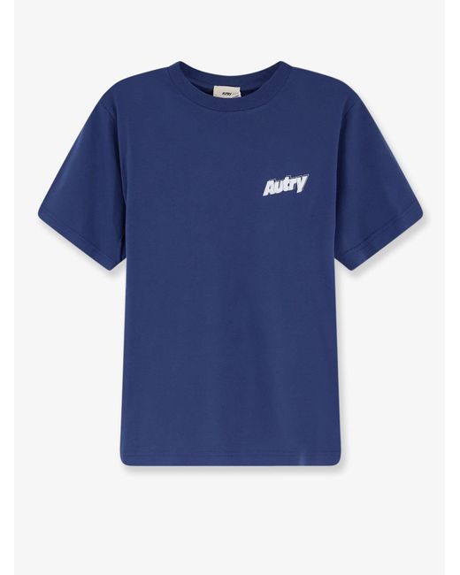 Autry Blue Cotton T-Shirt for men