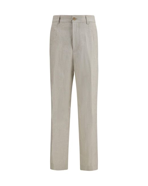 Dries Van Noten Gray Pants for men