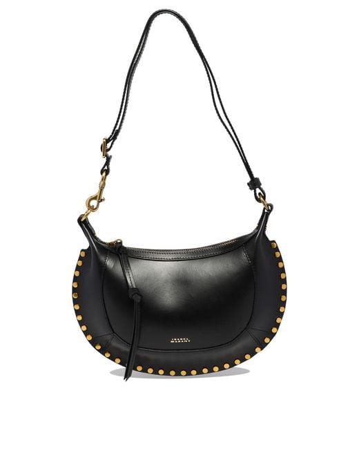 Isabel Marant Black "Oskan Moon" Shoulder Bag