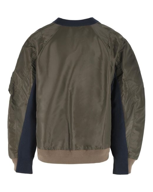 Sacai Blue Cardigan for men