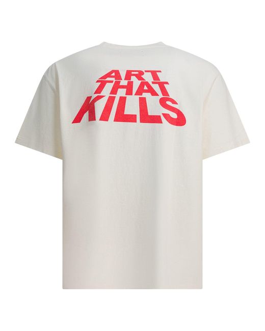 GALLERY DEPT. White "Lone Wolf" T-Shirt for men