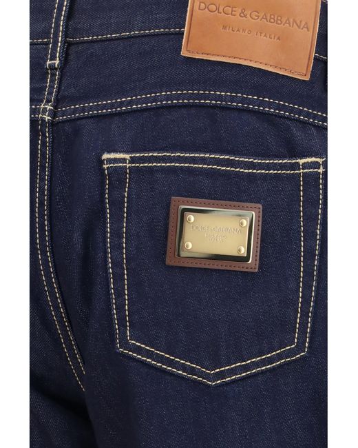 Dolce & Gabbana Blue Dolce & Gabbana Denim Pants for men