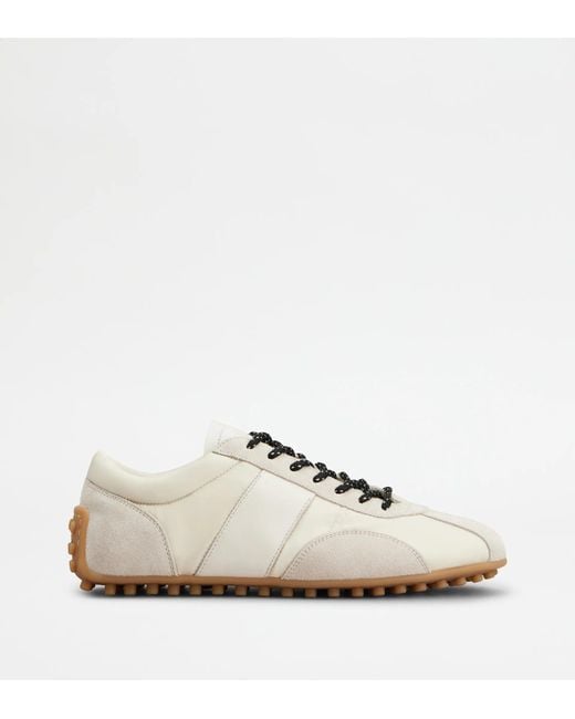 Tod's White "T-Marathon" Sneakers