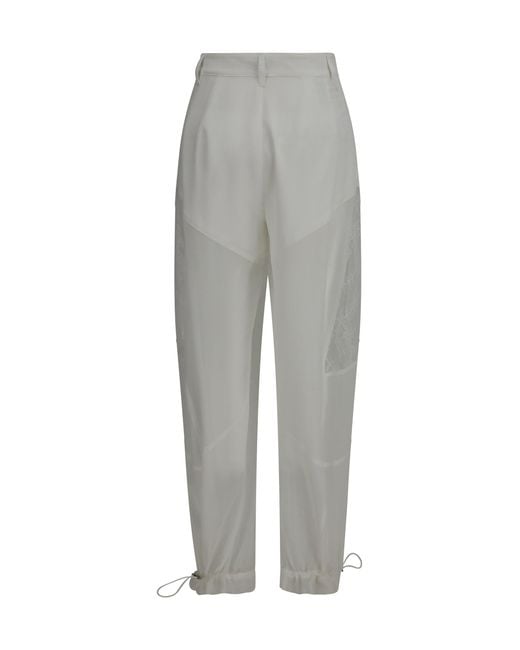 Pinko Gray Trousers Nacy