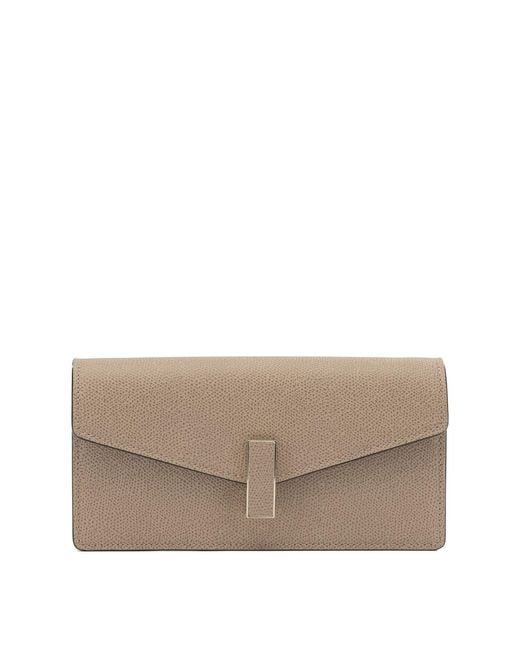 Women's Grey Clutch "Iside" With Chain