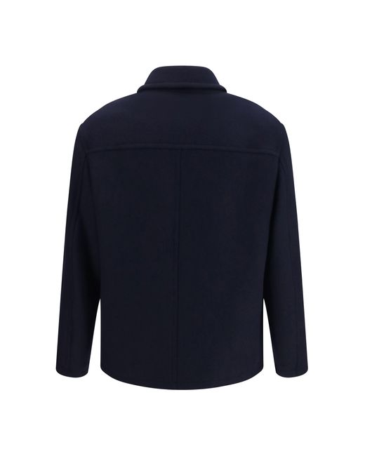 Brooksfield Blue Wool Work Jacket for men