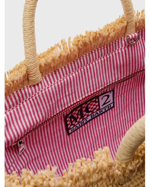 Mc2 Saint Barth Natural Colette Raffia Handbag