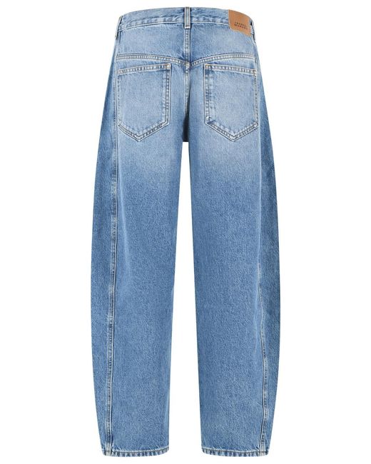 Isabel Marant Blue 'Oriane' Light Denim Jeans