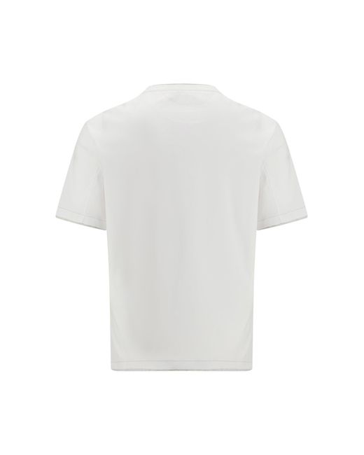 Brunello Cucinelli White T-Shirts for men