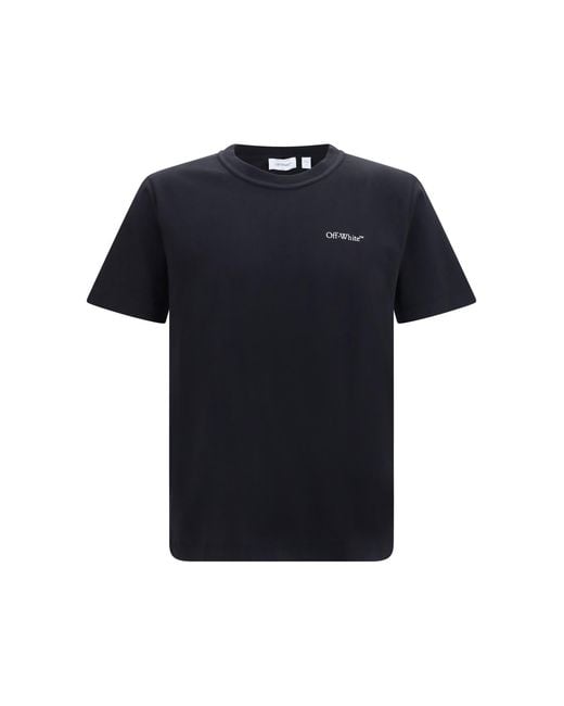 Off-White c/o Virgil Abloh Blue Small Bookish T-Shirt for men