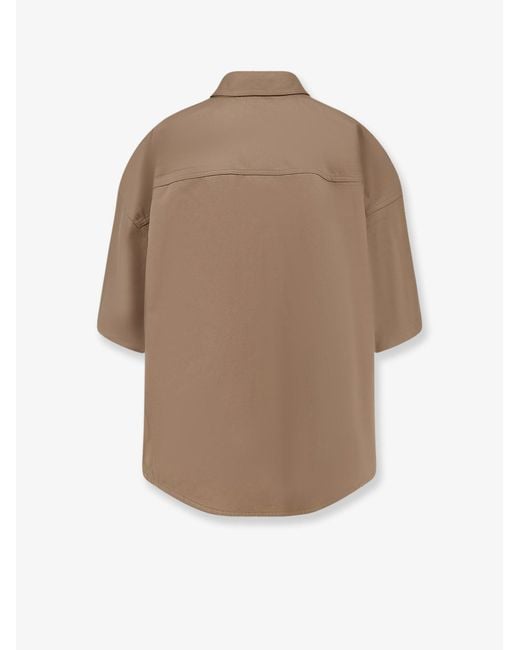 Brunello Cucinelli Brown Shirts Cotone