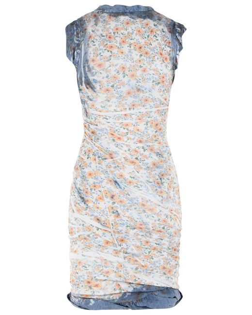 DIESEL Blue 'D-Ayana' Stretch Cotton Dress