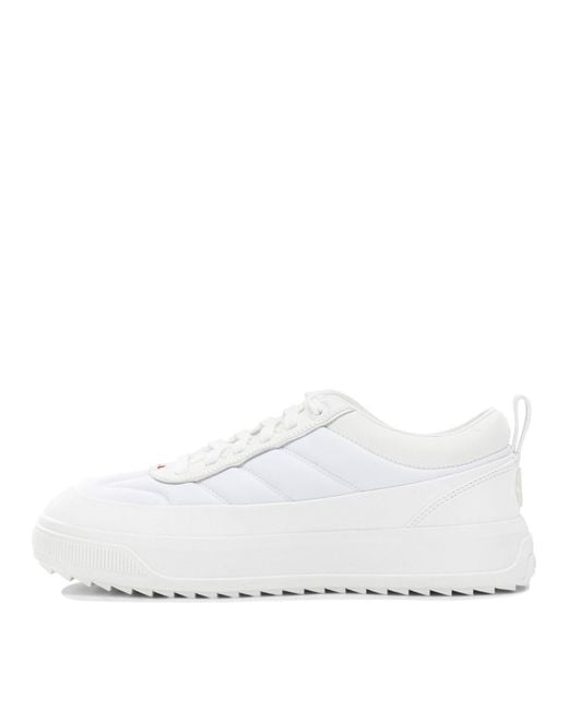 Moncler White "Altive" Low-Top Sneakers
