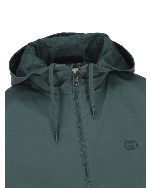 Gucci Green Reversible Gg Jacket for men