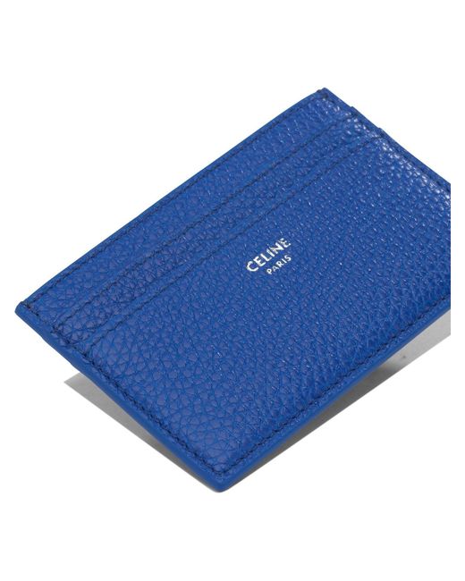 Céline Blue Triomphe Cards Holder for men