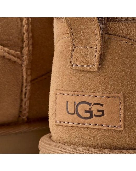 Ugg Black Classic Ultra Mini Ankle Boots
