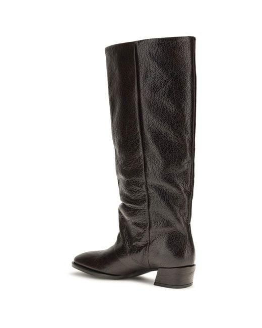 P.A.R.O.S.H. Black High Leather Boots