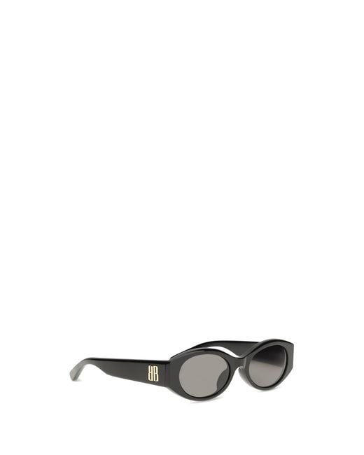 Balenciaga Gray Af Rotondi Nano Sunglasses