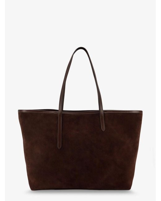Atp Atelier Brown Eraclea Suede Shoulder Bag