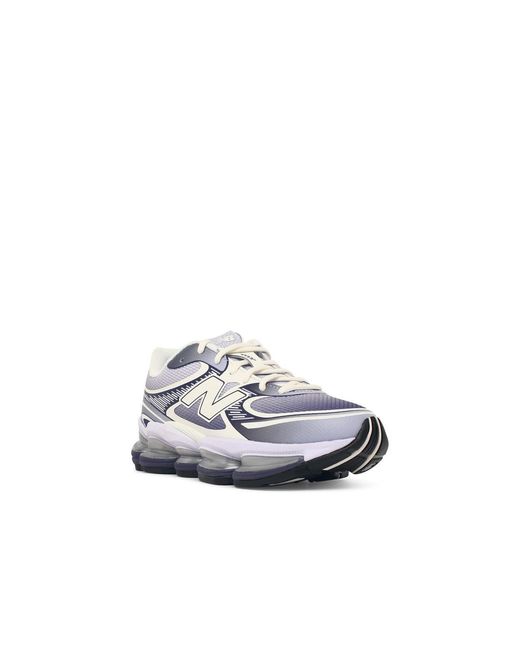 New Balance White 2000 Mesh Sneakers