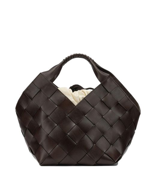 Dragon Diffusion Black Cow Leather Handbag