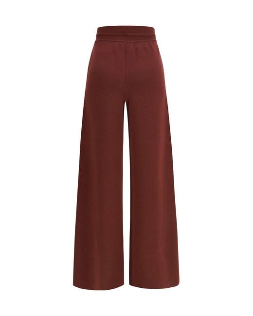 Loro Piana Purple Siena Silk And Cotton Pants Soft Plumwood